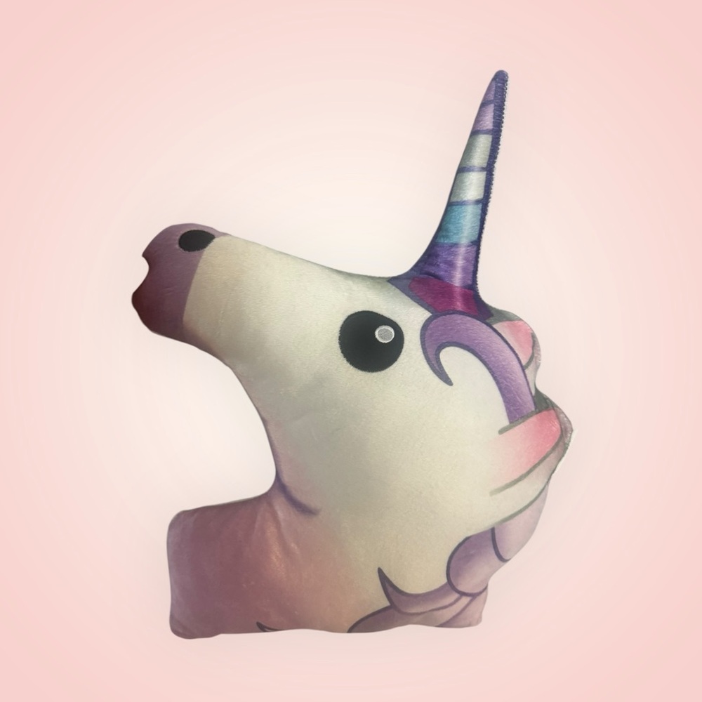 Alamar Unicorn Pillow Plush - Purple and Pink
